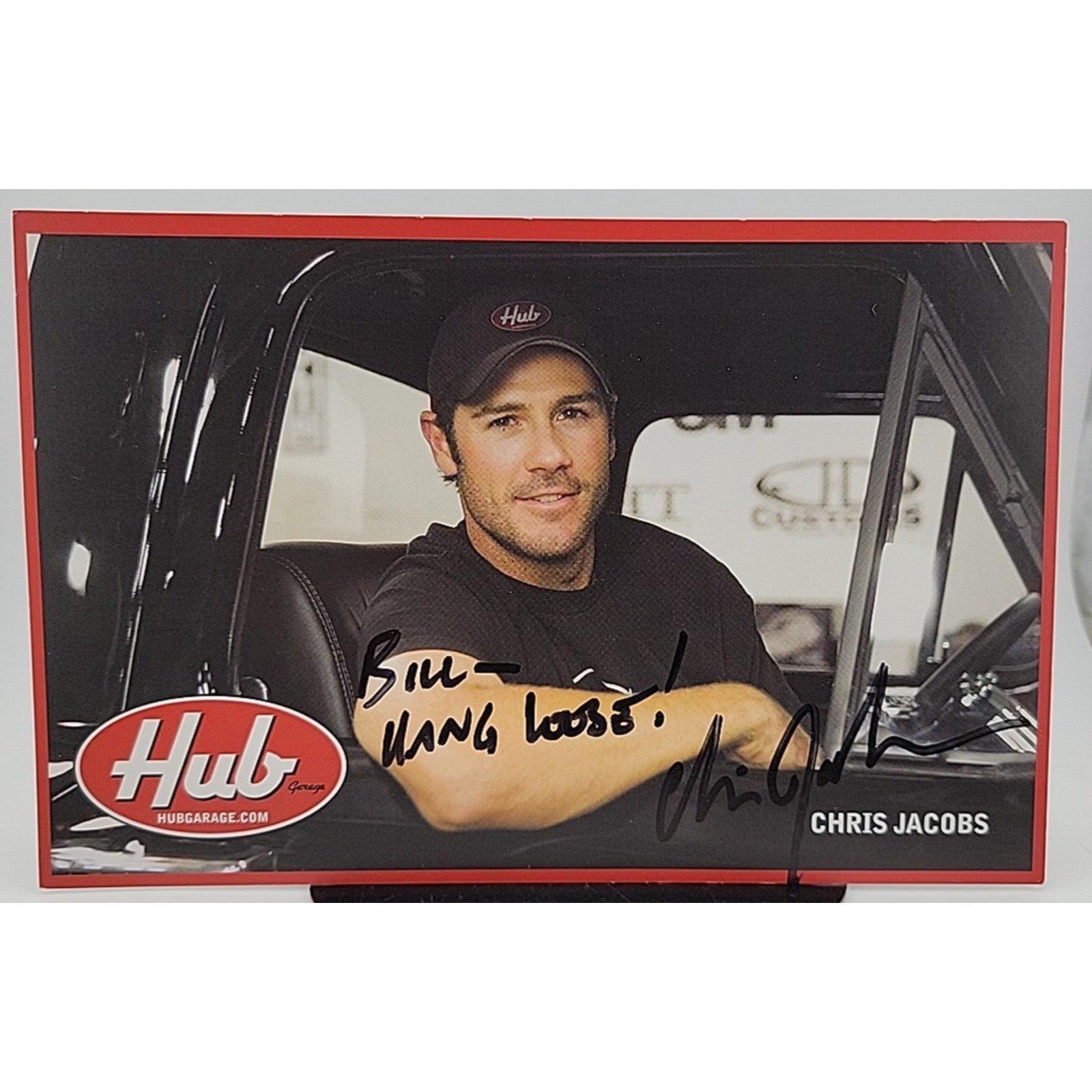 Chris Jacobs Hub Hubgarage.com Signed