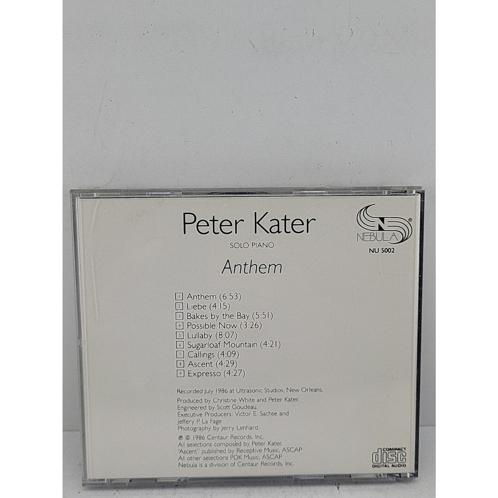 Anthem By Peter Kater CD