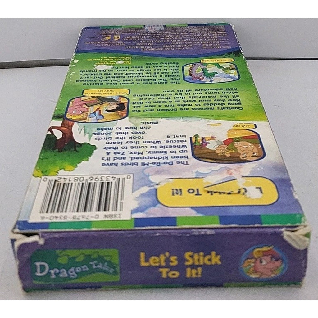 Dragon Tales - Let's Stick to It (VHS, 2002)