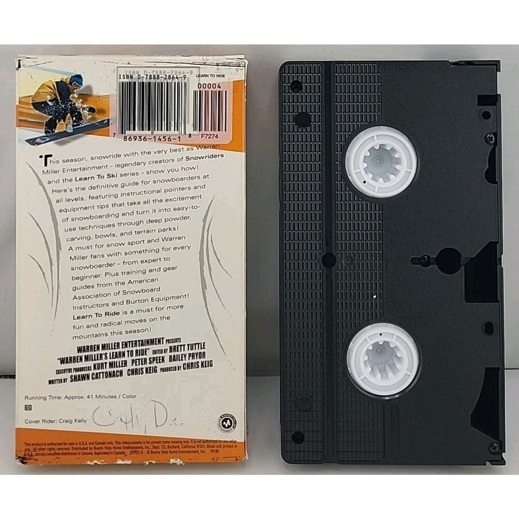 Warren Millers Learn to Ride (VHS, 2001)