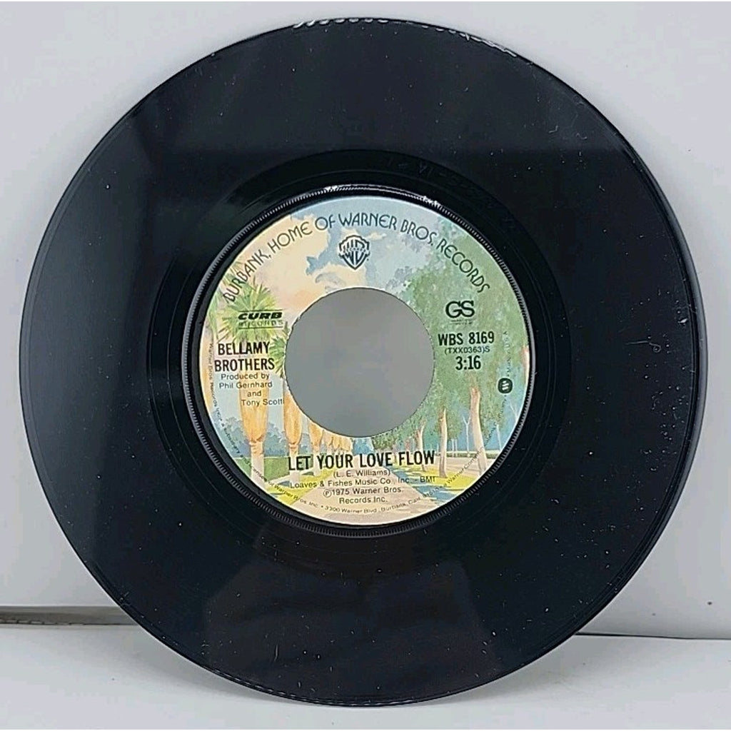 Bellamy Brothers: Inside of My Guitar / Let Your Love Flow - 7" 45 RPM Record