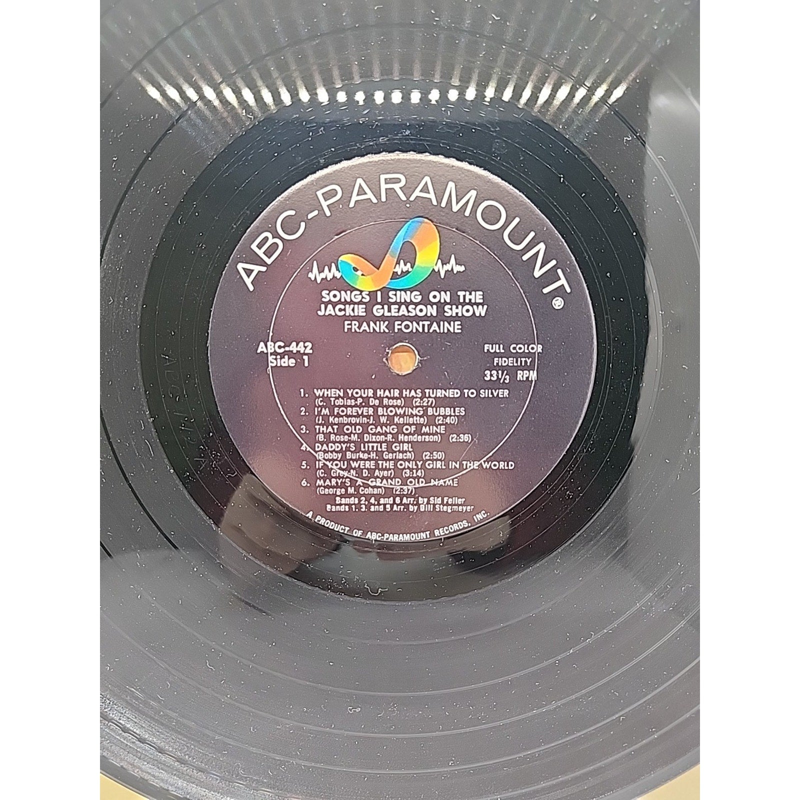 Frank Fontaine- Songs I Sing On The Jackie Gleason Show ABC 442 (Record)