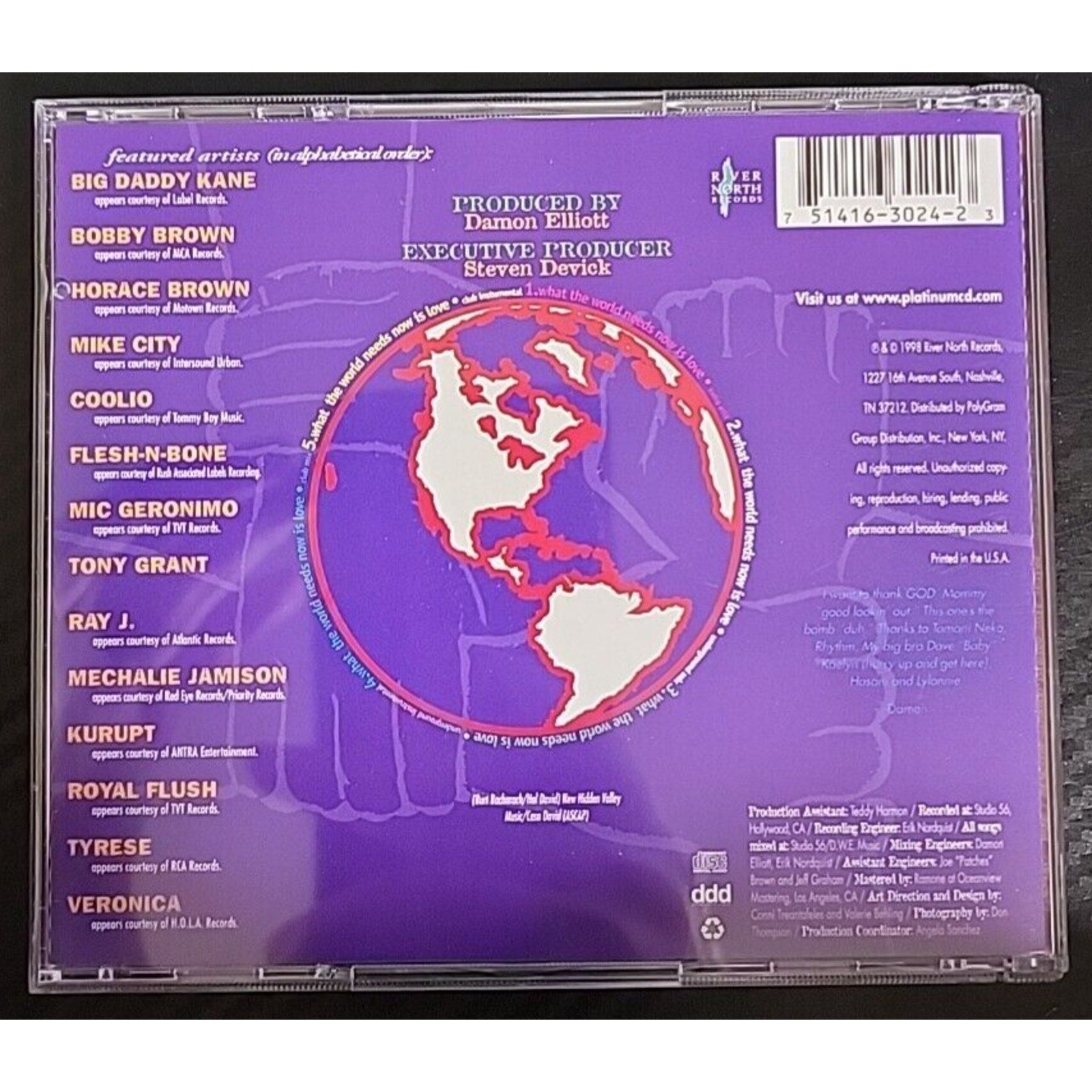 What The World Needs Now Is Love - Music CD - Hip Hop Nation United,Warwick, D -