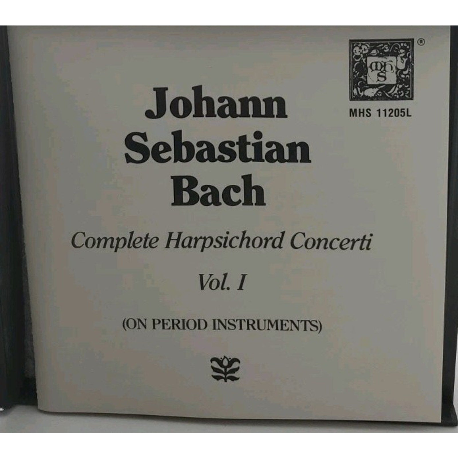 Johann Sebastian Bach Complete Harpsichord Concerti, Vol. I (CD)