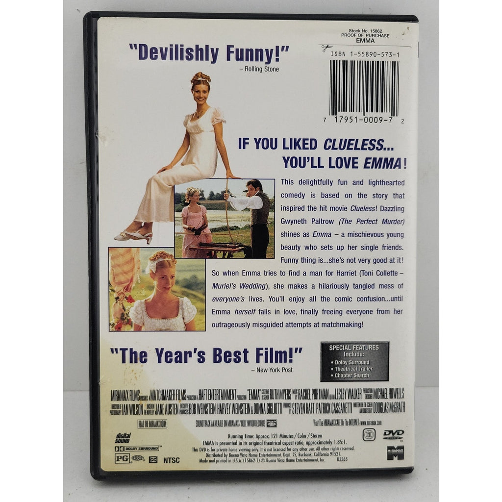 Emma (DVD, 1999)