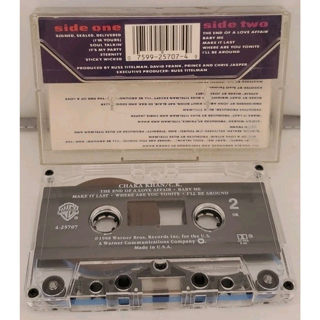 C.K. by Chaka Khan (Cassette, Nov-1988, Musicrama)