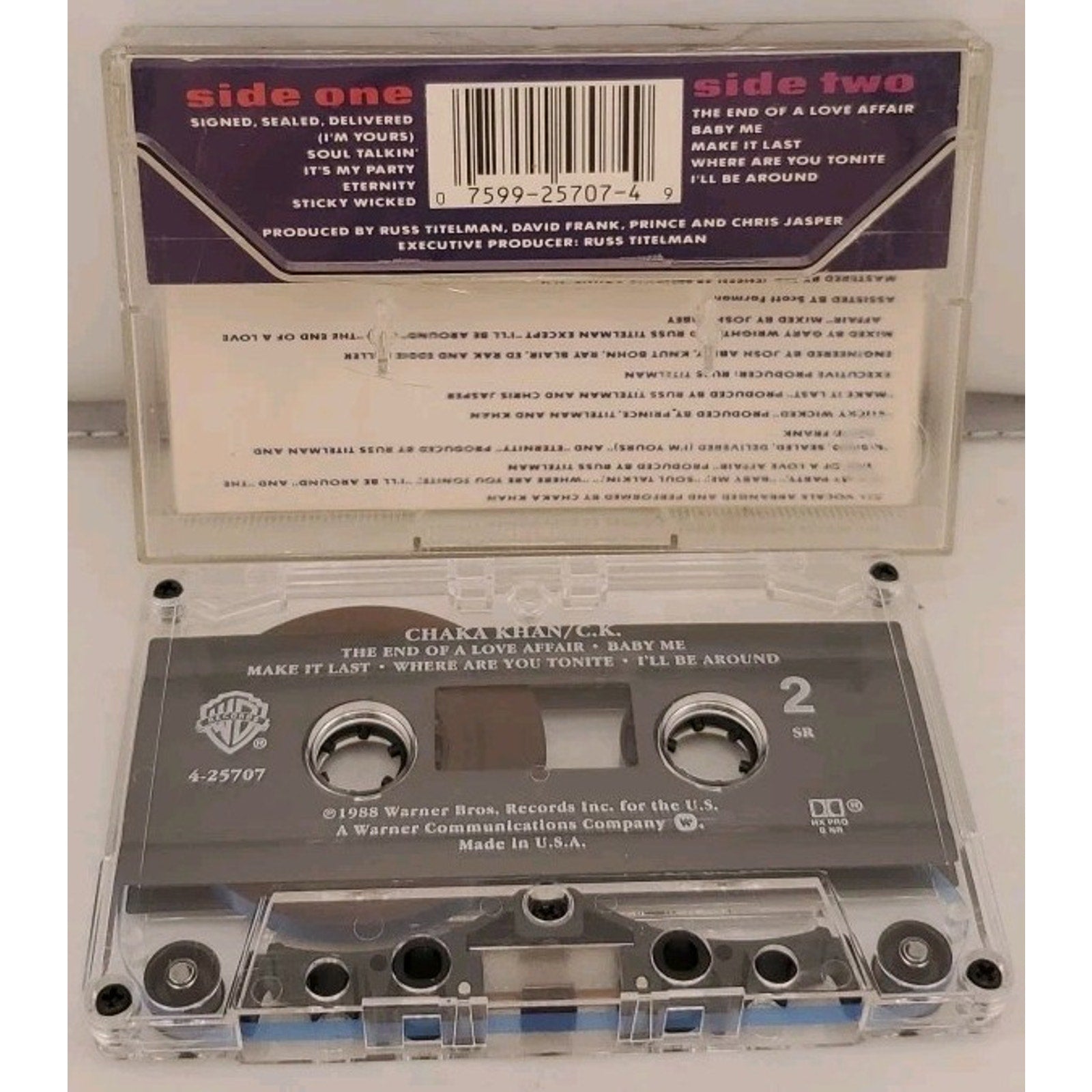 C.K. by Chaka Khan (Cassette, Nov-1988, Musicrama)