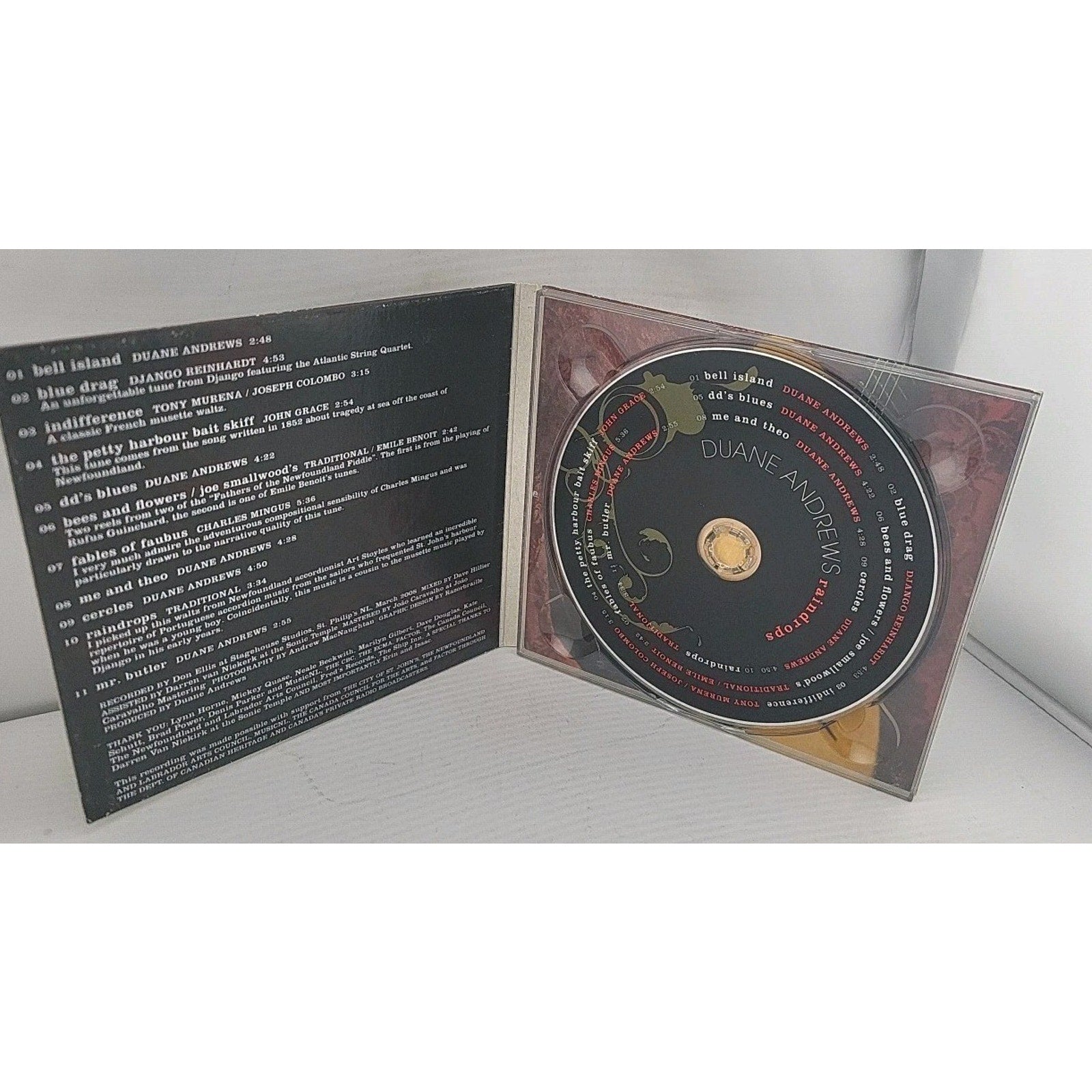 Raindrops by Duane Andrews (CD, 2008)