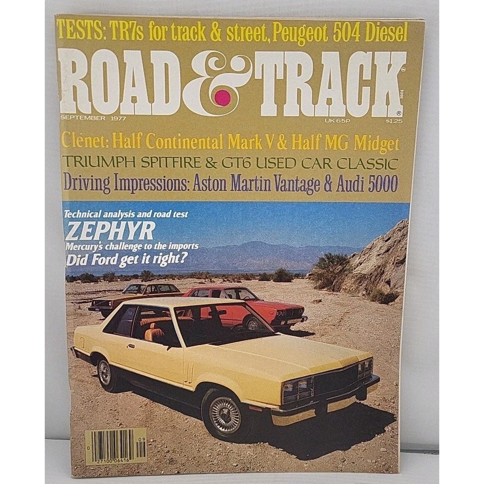 September 1977 Road & Track Magazine