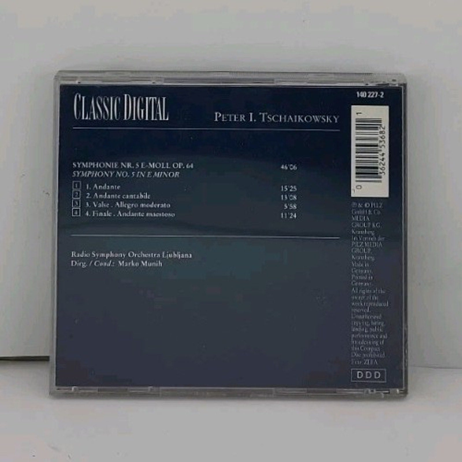 Peter I. Tschaikowsky Classic Digital CD Symphonie DDD Edition