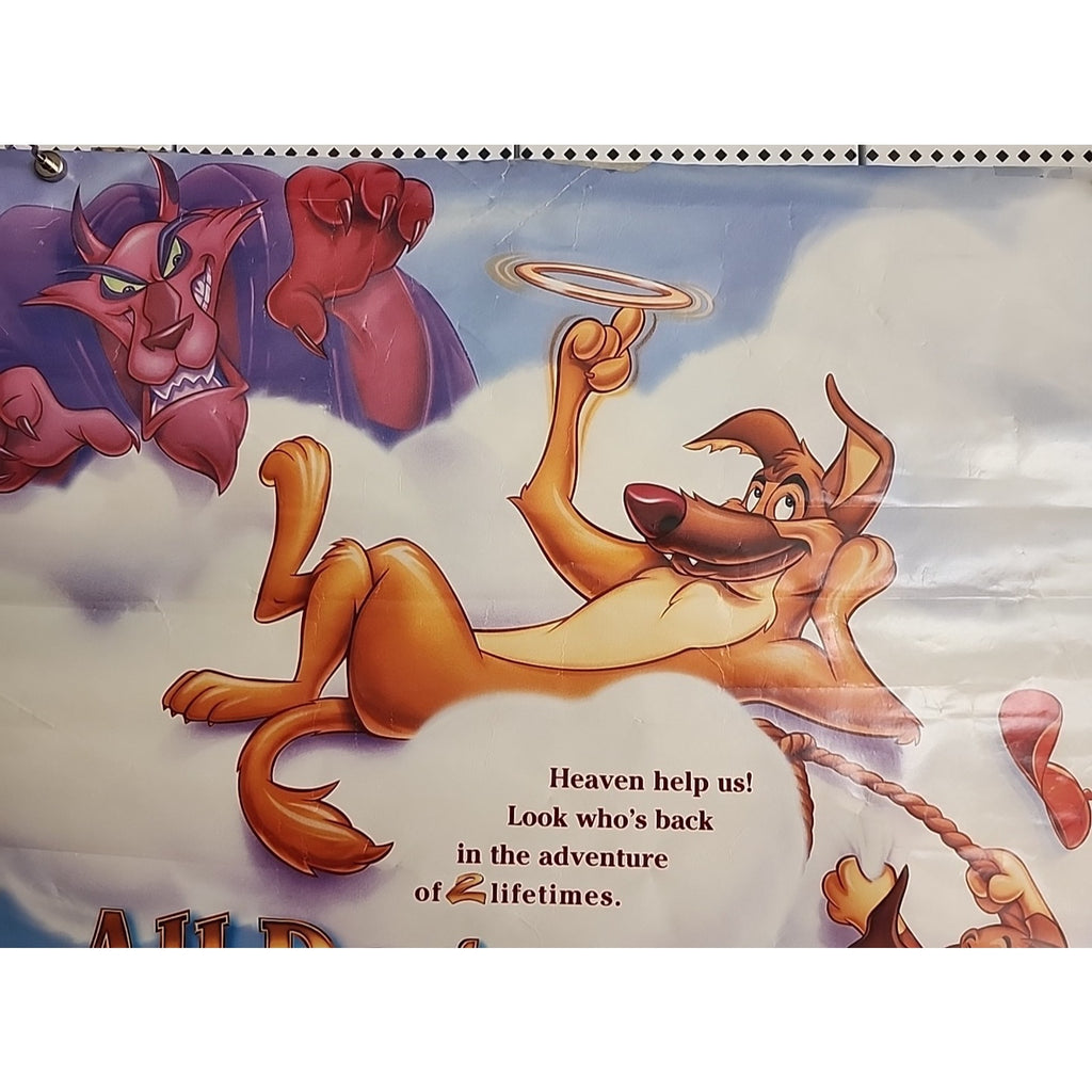 All Dogs Go To Heaven 2 Original 27x40 D/S Movie Poster 1995