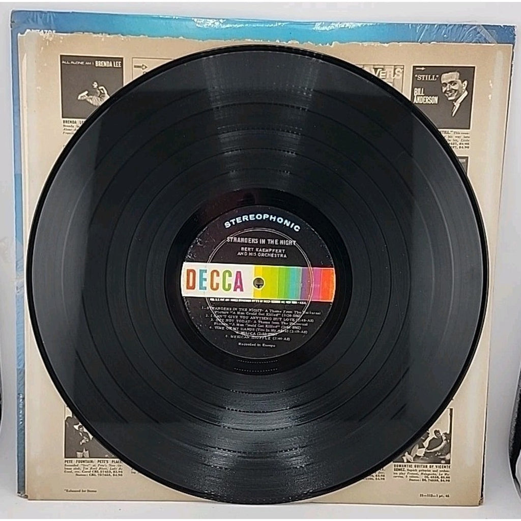Bert Kaempfert & his Orchestra -Strangers in the Night Vinyl Record LP