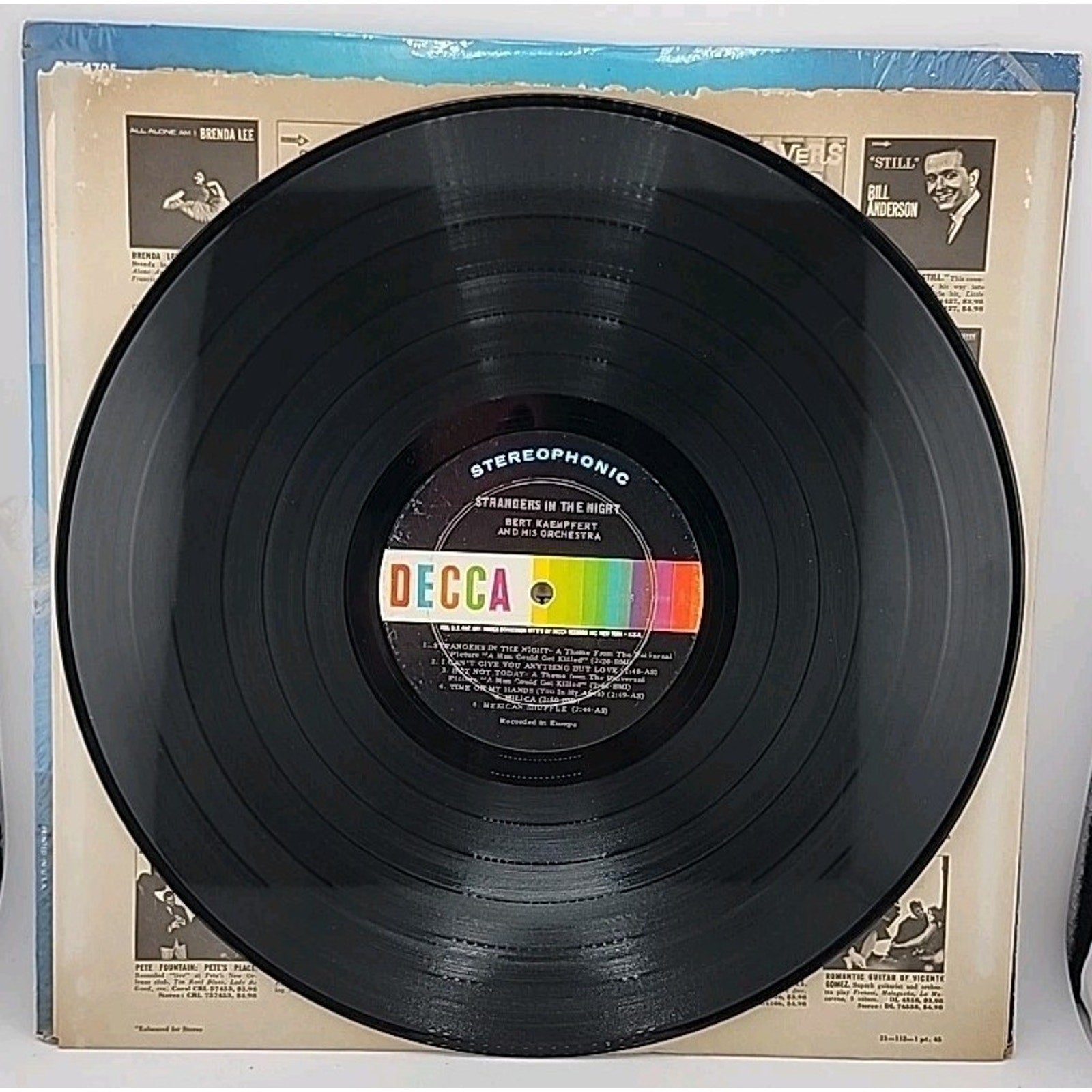 Bert Kaempfert & his Orchestra -Strangers in the Night Vinyl Record LP