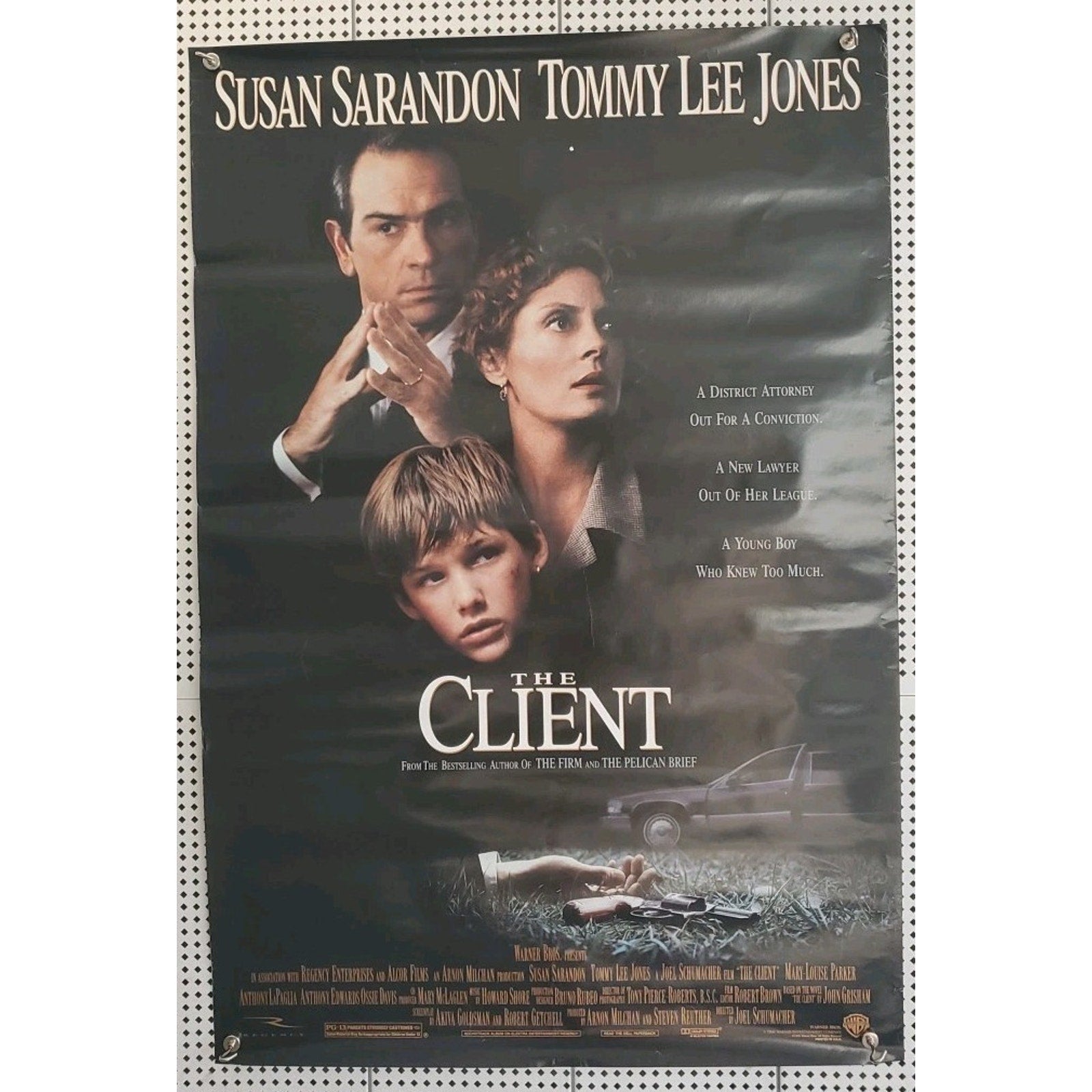 The Client Original Rolled 27x40 Movie Poster 1994 Saradon Tommy Lee Jones S/S