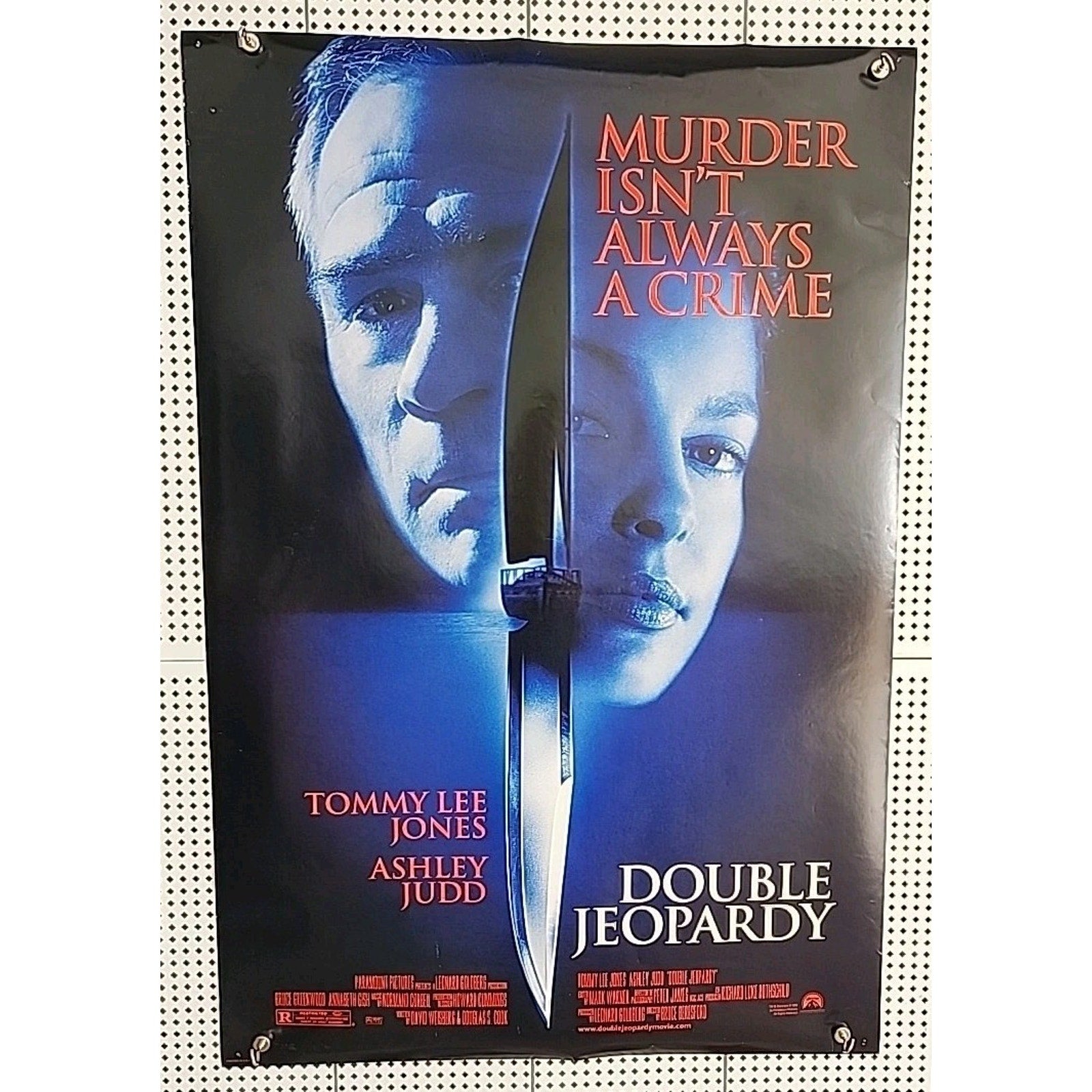 Double Jeopardy Movie Poster - 27 x 40 - Tommy Lee Jones, Ashley Judd
