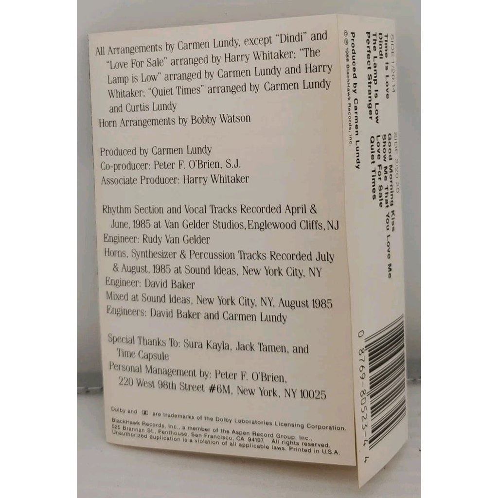 Carmen Lundy Good Morning Kiss (Cassette)