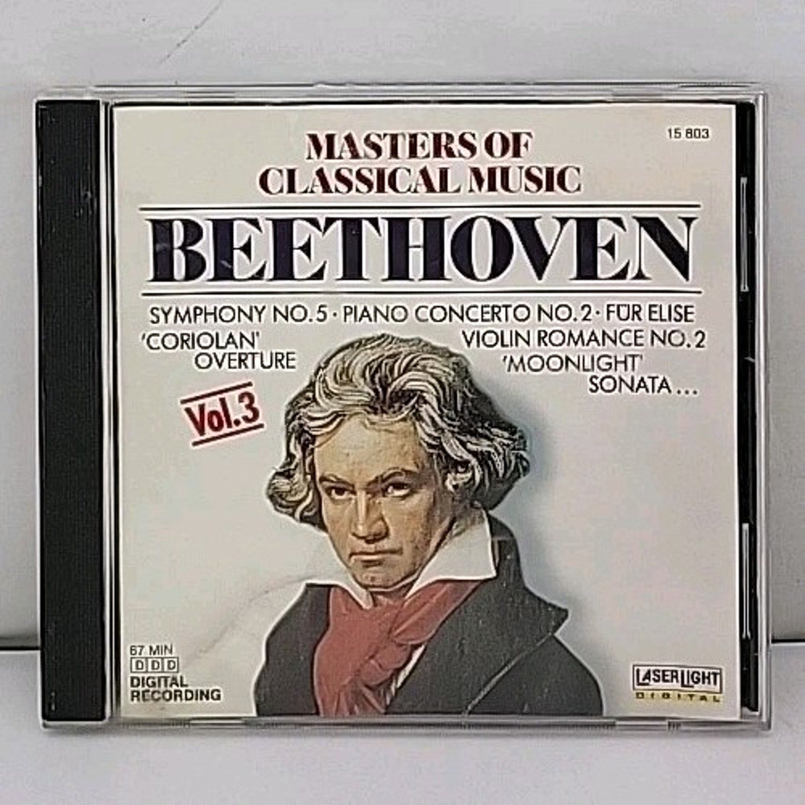 Masters of Classical Music by Ludwig van Beethoven (CD, 1990)