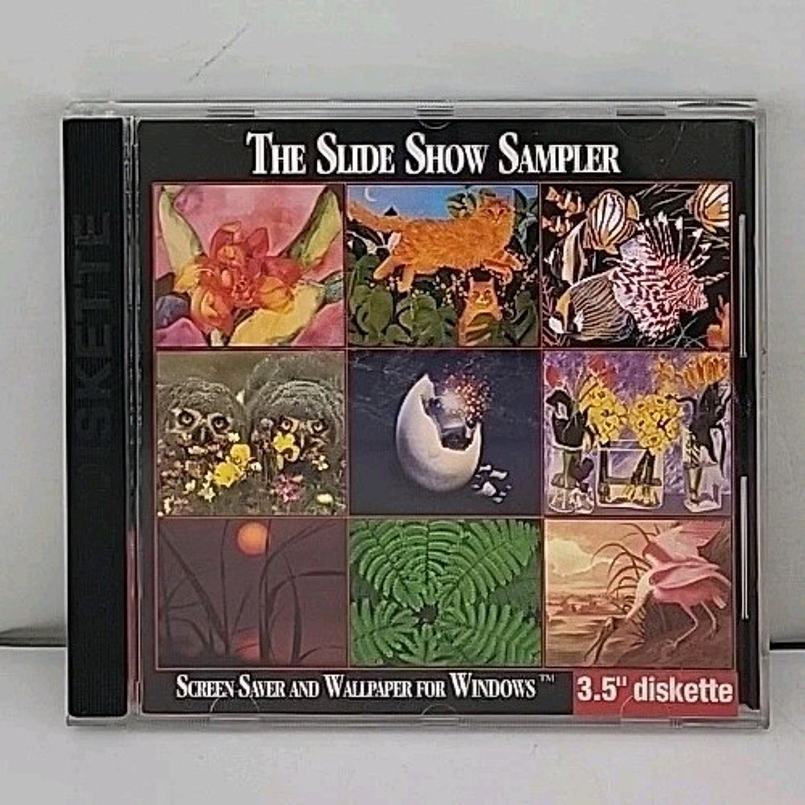 The Slide Show Sampler - Screen Saver And Wallpaper For Windows 3.5" Diskette