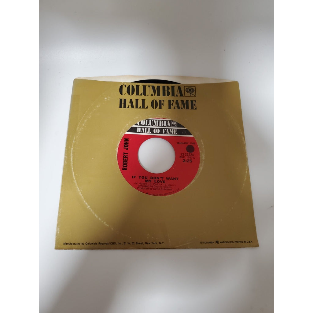 Robert John - Don't Leave Me - 45RPM Record - Singles