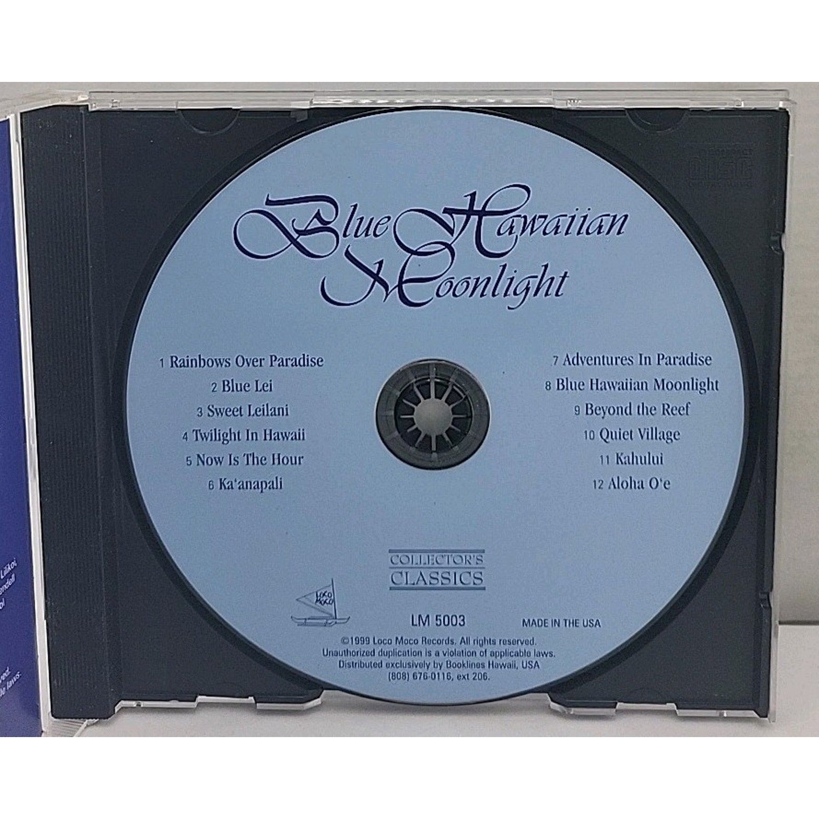 Blue Hawaiian Moonlight by Various Artists (CD, Booklines)