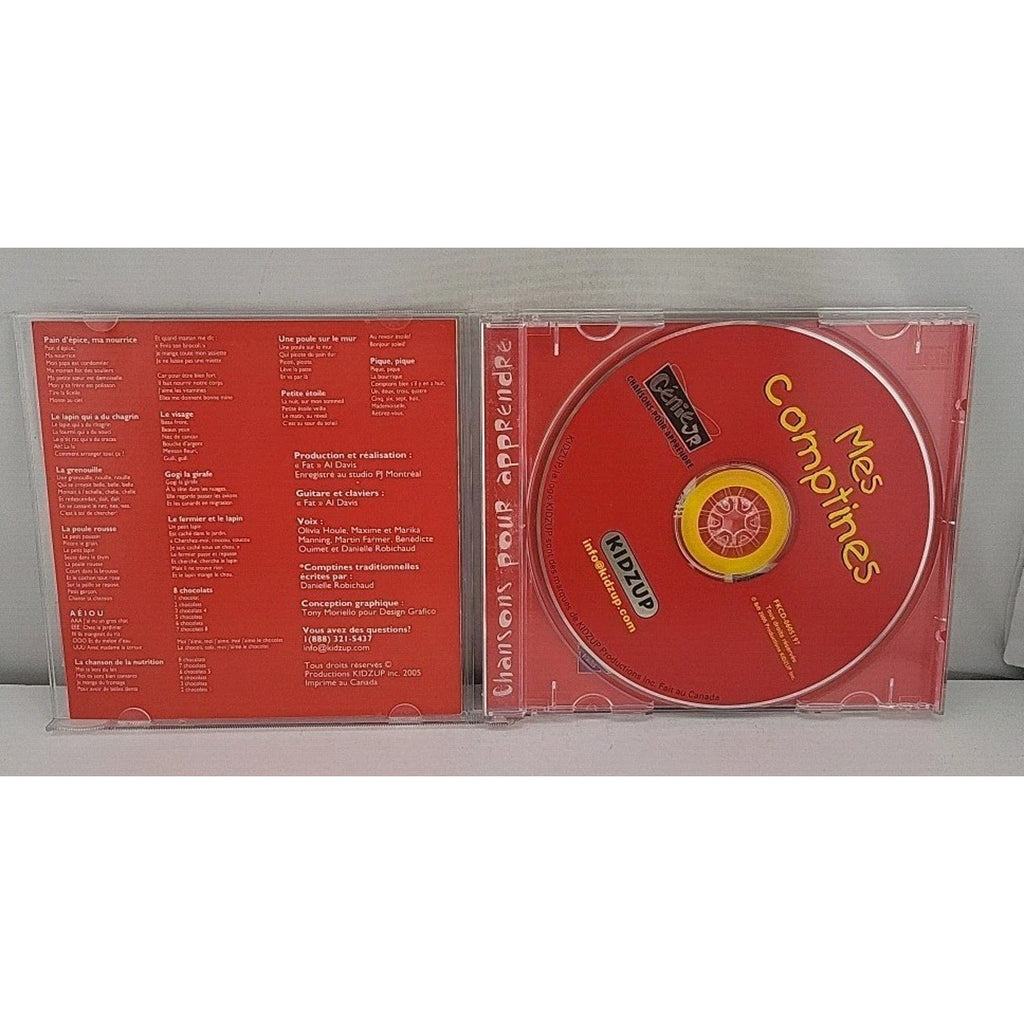 Genie JR Kidzup Mes Comptines CD