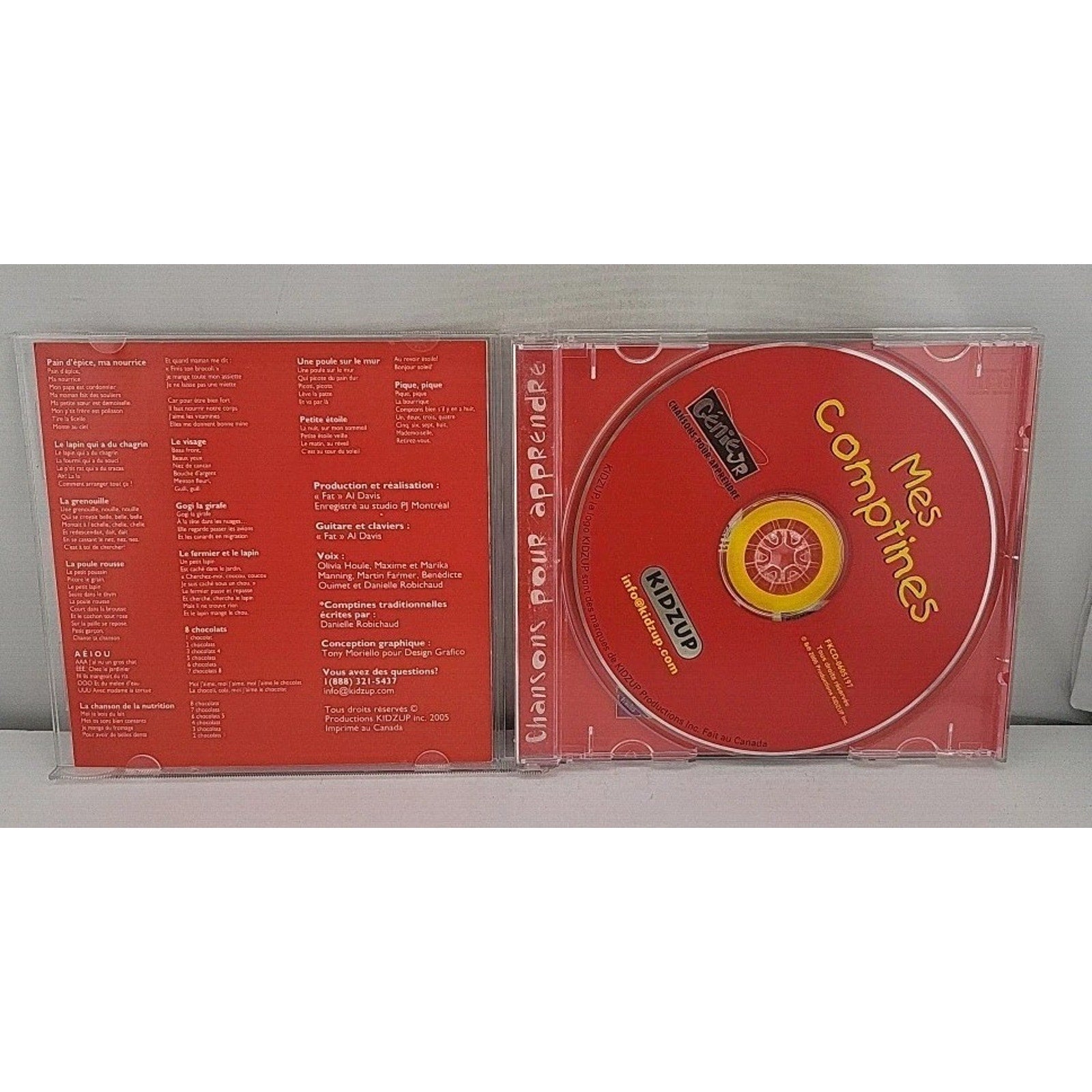 Genie JR Kidzup Mes Comptines CD