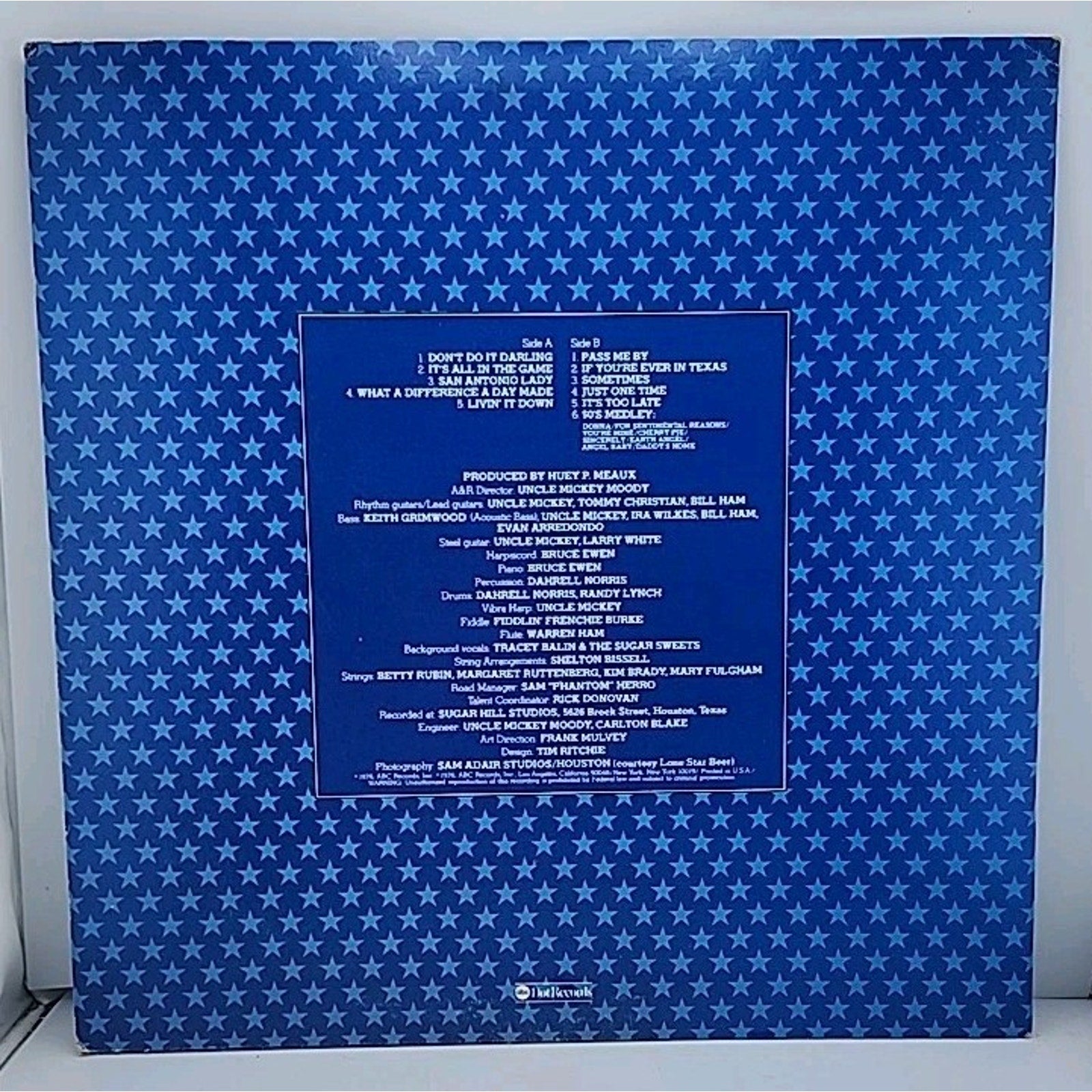 Freddy Fender If You're Ever In Texas 33 RPM LP Record ABC Dot 1976 DOSD-2061
