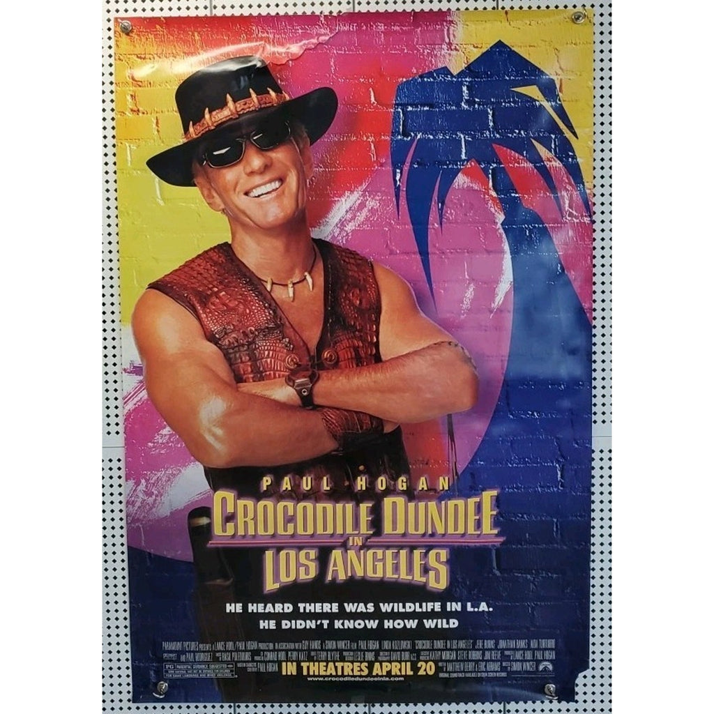 Crocodile Dundee In Los Angeles 2001 Double-Sided Movie Poster 27x40