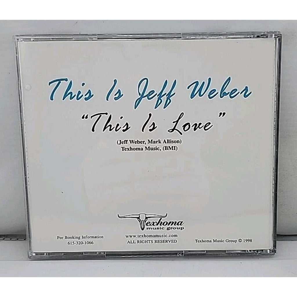 This Is Jeff Weber This Is Love (CD)