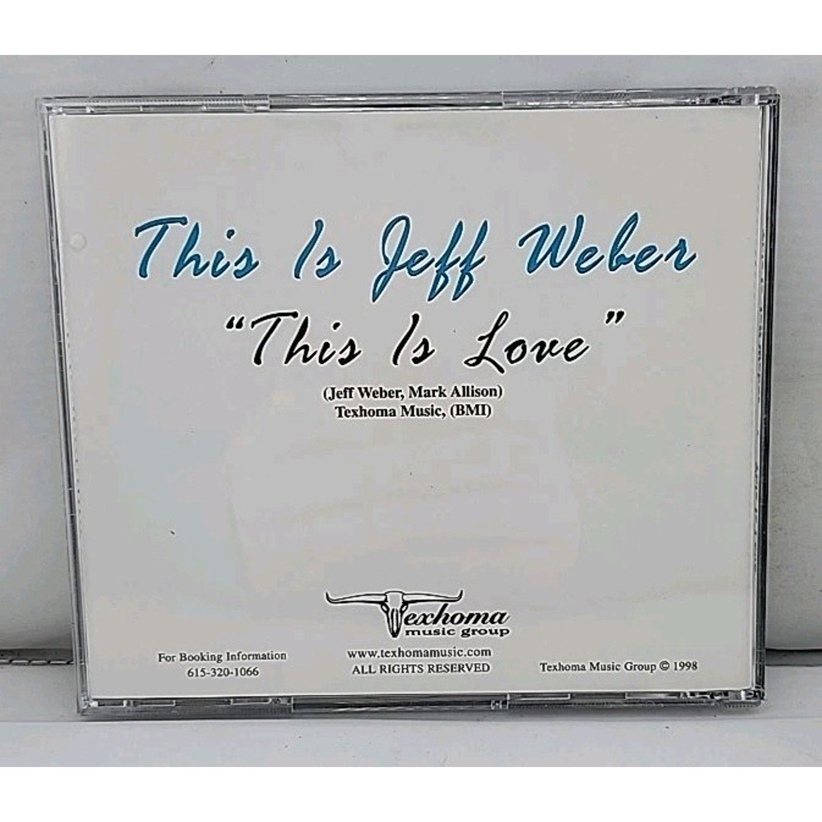 This Is Jeff Weber This Is Love (CD)
