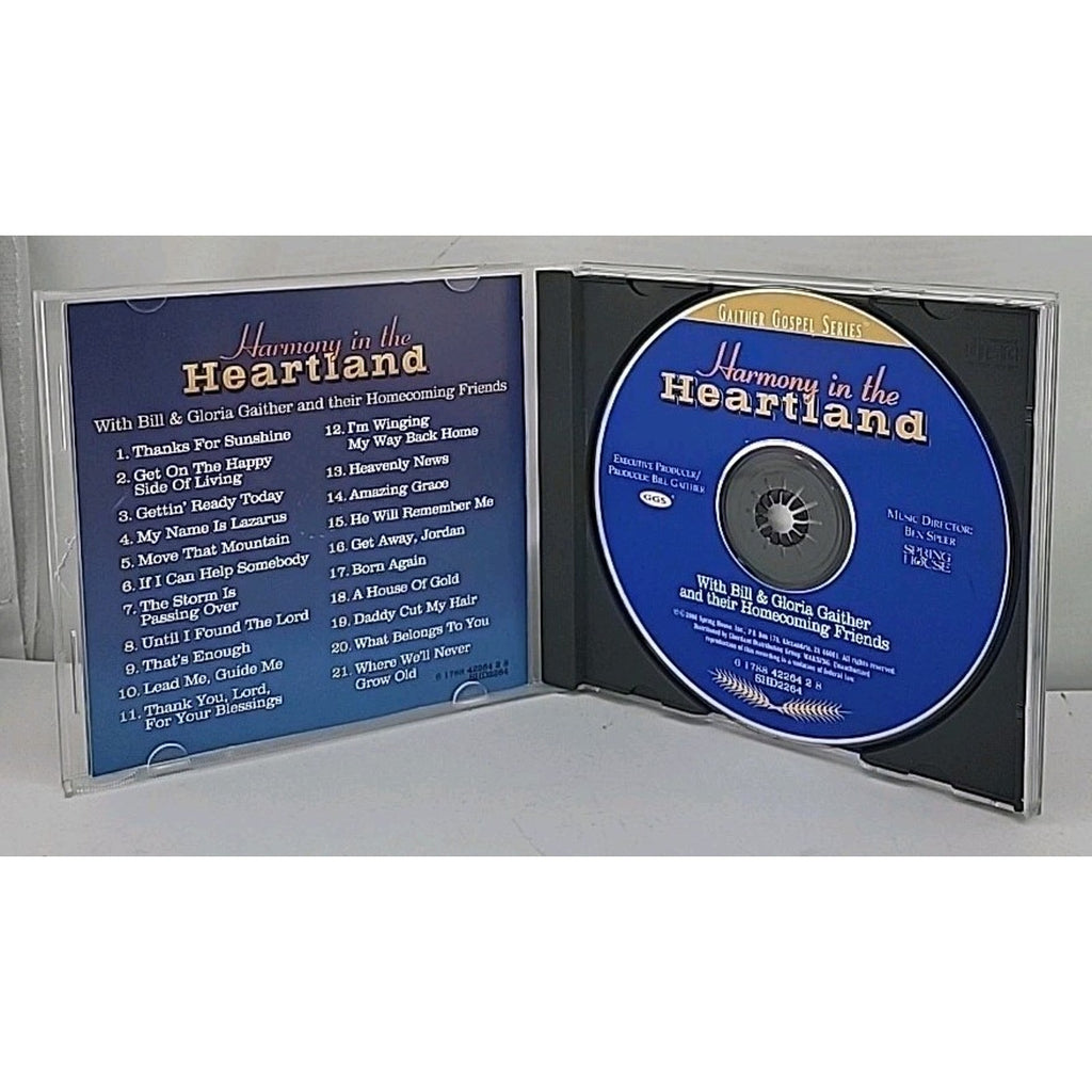 Harmony in the Heartland by Gaither, Bill & Gloria / Homecoming Friends (CD,...