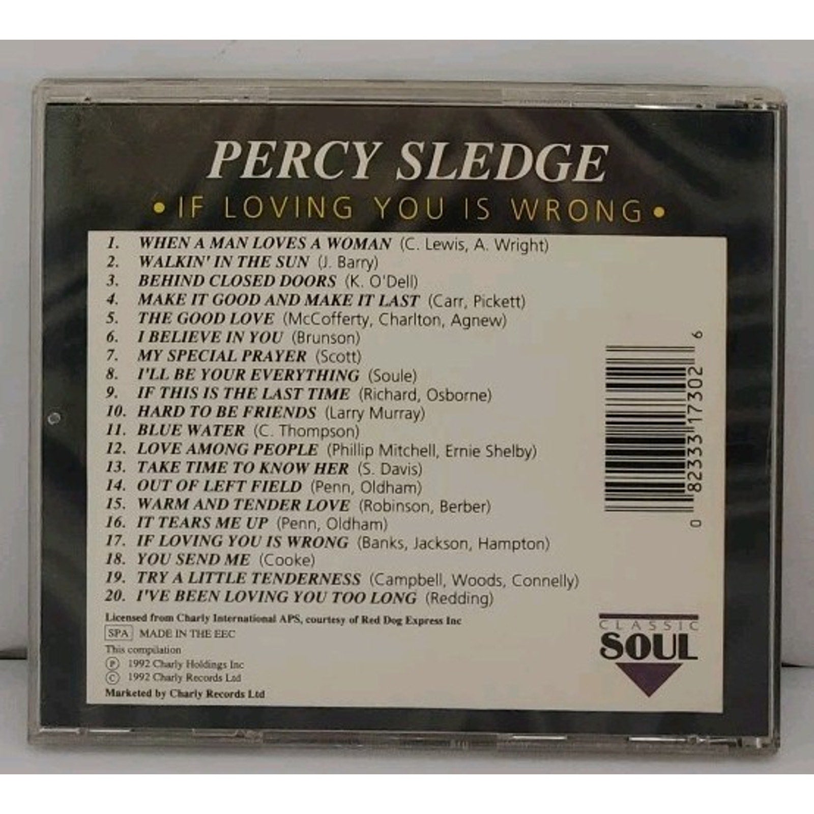 If Loving You is Wrong by Percy Sledge (CD, Oct-1999, Charly Records (UK))