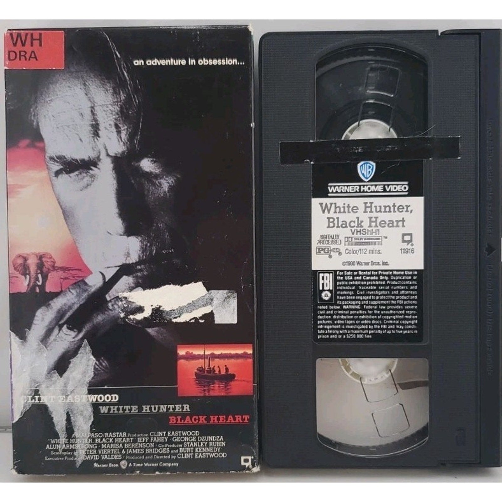 White Hunter, Black Heart (VHS, 1991)