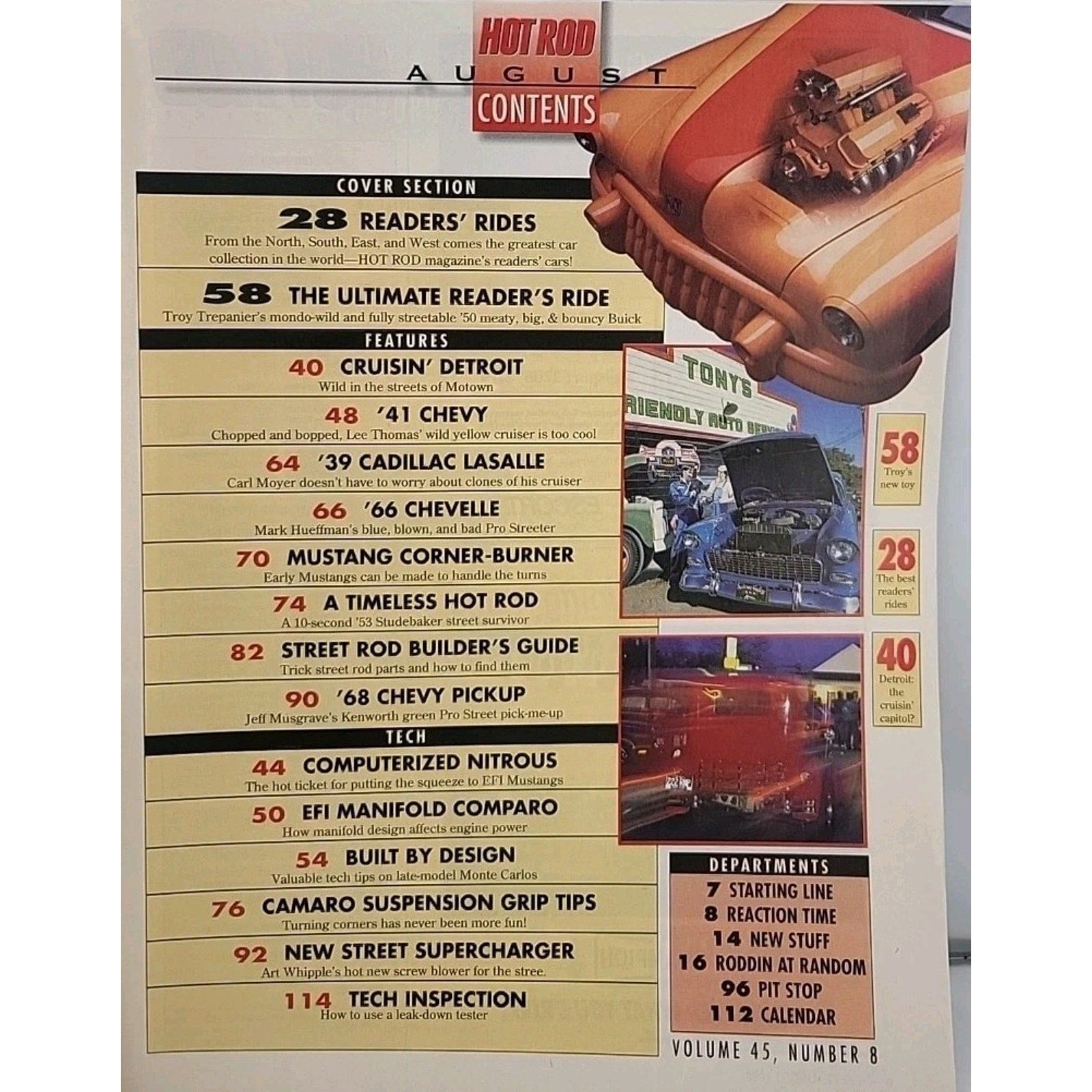 Hot Rod Magazine August 1992