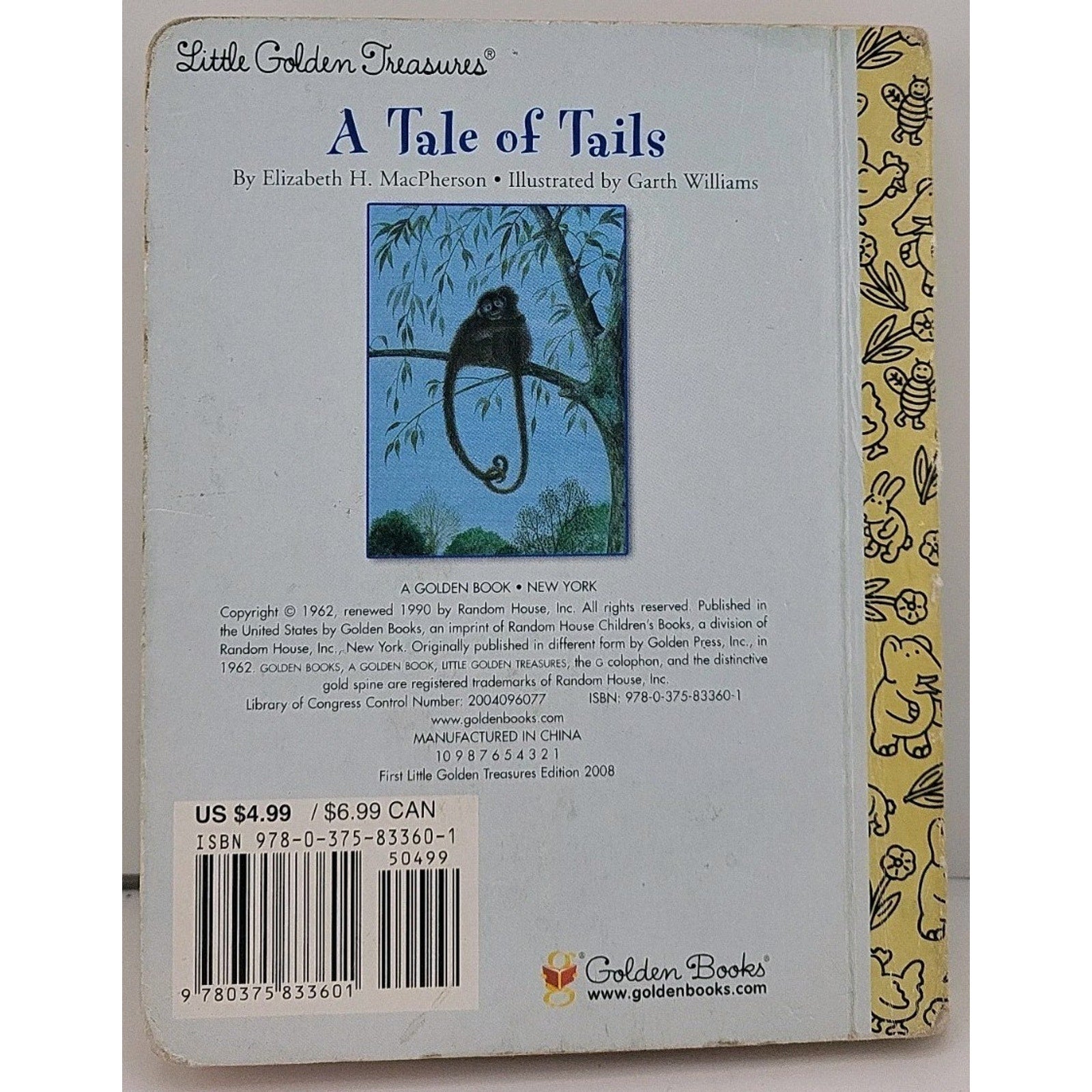 Tale of Tails by Golden Books Staff (2008, Children's Board Books)