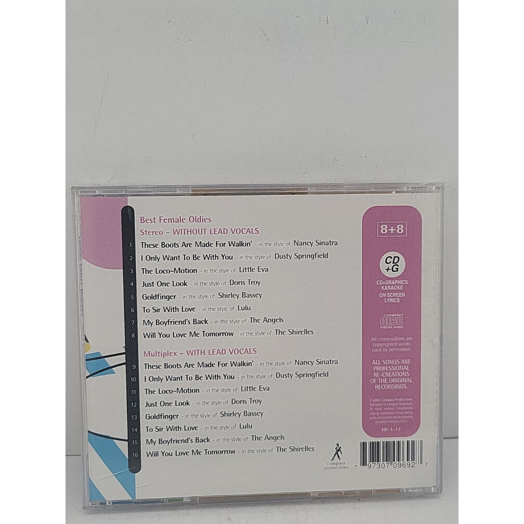 Best Female Oldies Karaoke CD+G 2003 Pop Rock R&B House Party