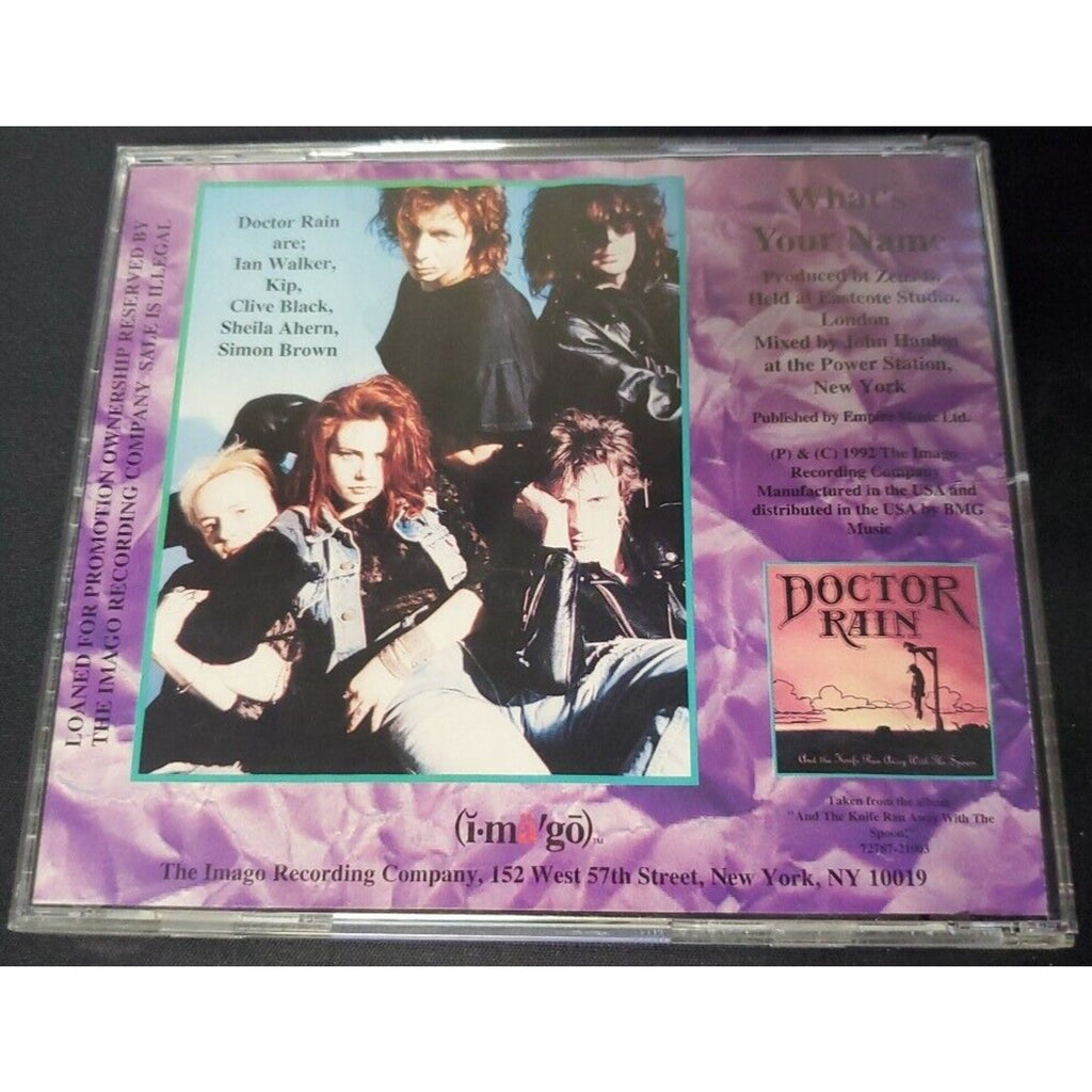 Doctor Rain What's Your Name (CD)