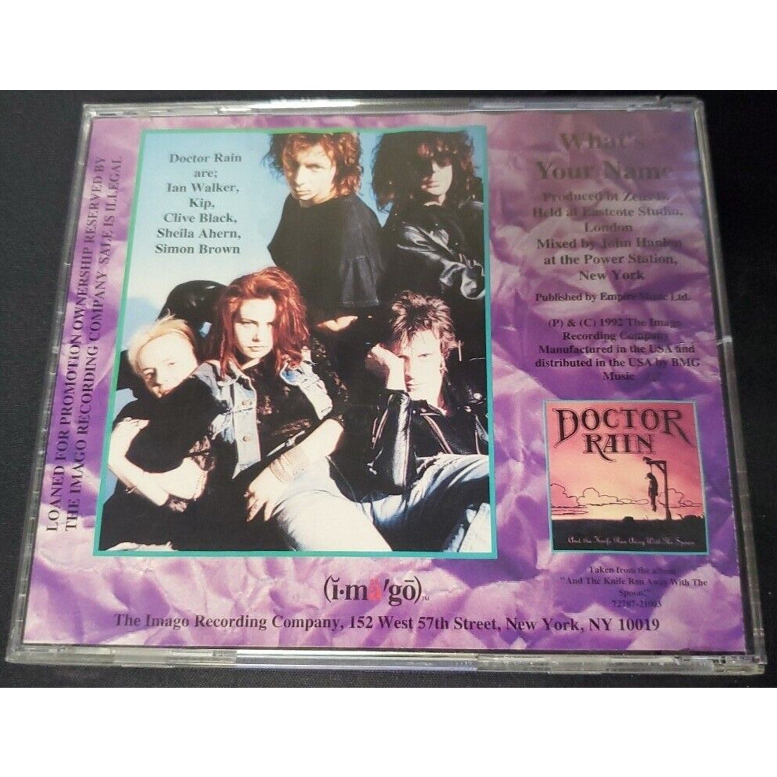 Doctor Rain What's Your Name (CD)