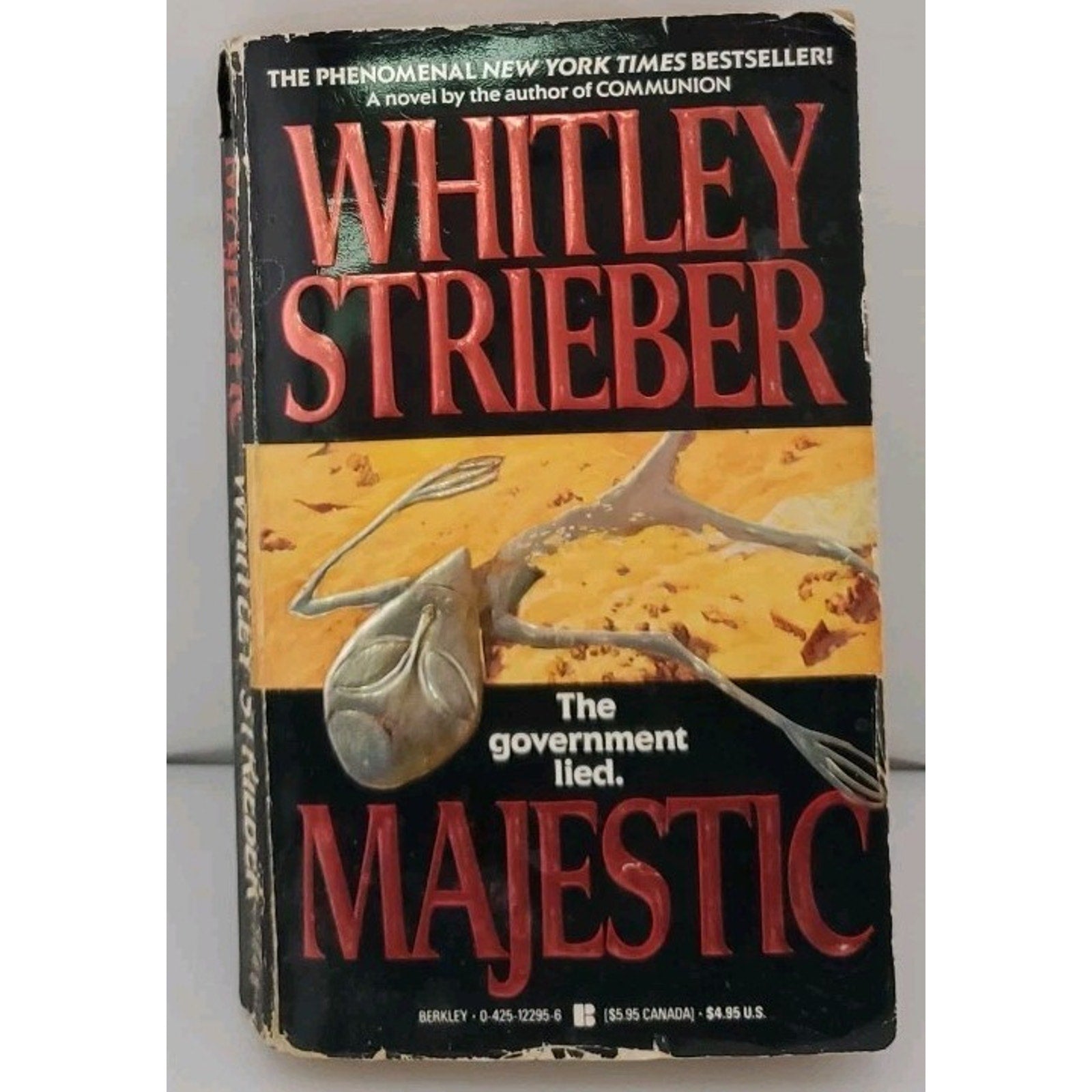 Whitley Strieber, Majestic, Paperback 1990