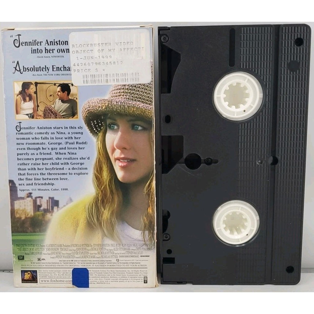 The Object Of My Affection (VHS, 1998)