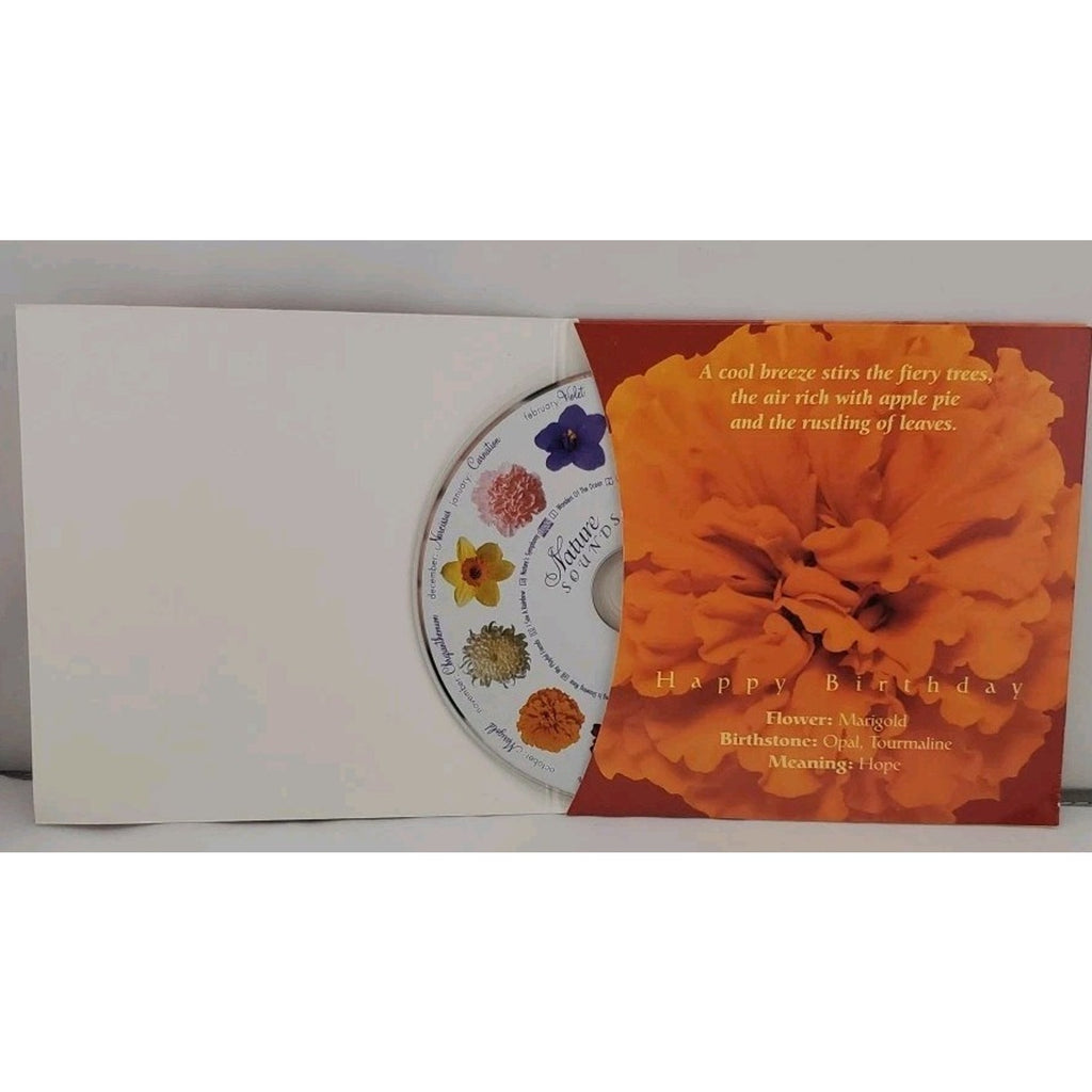October Happy Birthday Nature Sounds CD