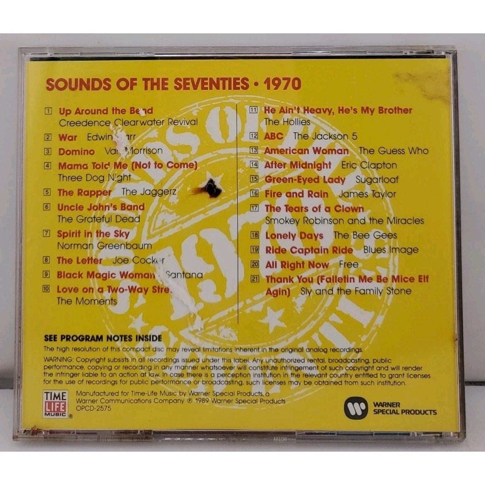 Sounds Of The Seventies 1970 CD