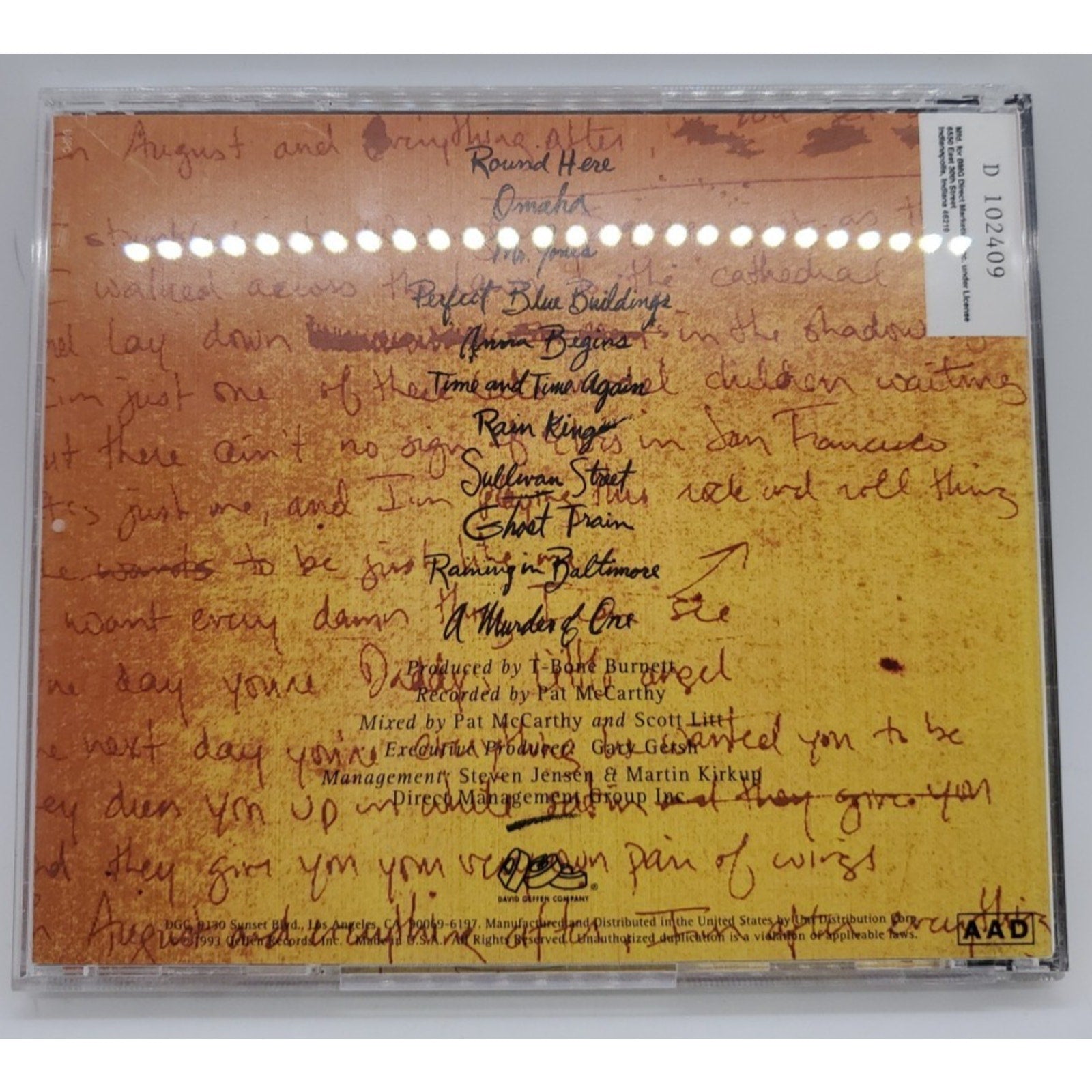 August & Everything after by Counting Crows (CD, 1993)