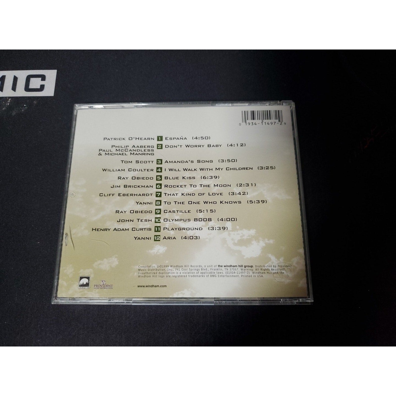 Aromasounds Inspirations A Windham Hill Collection CD