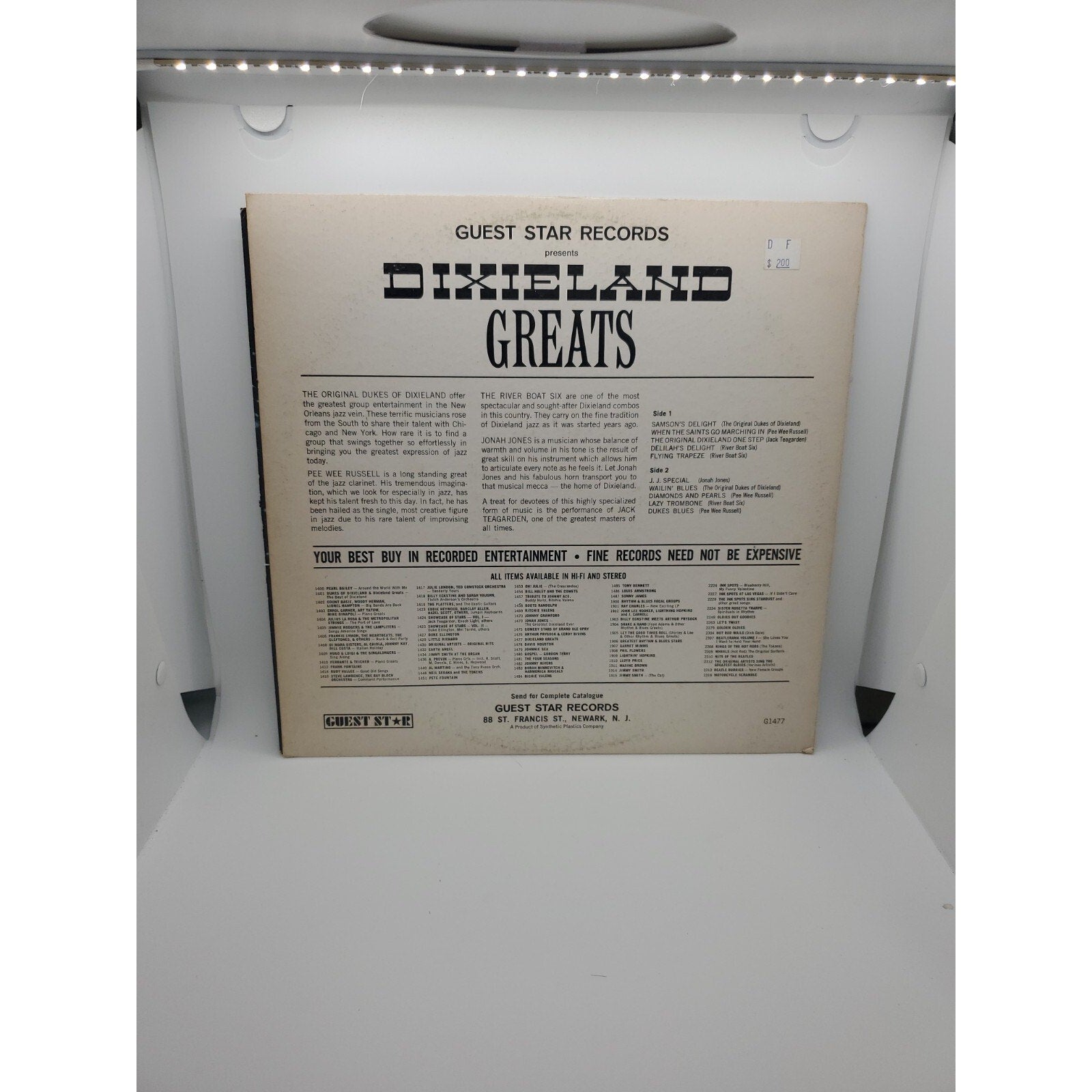 Dixieland Greats, Dixieland Band (Record)