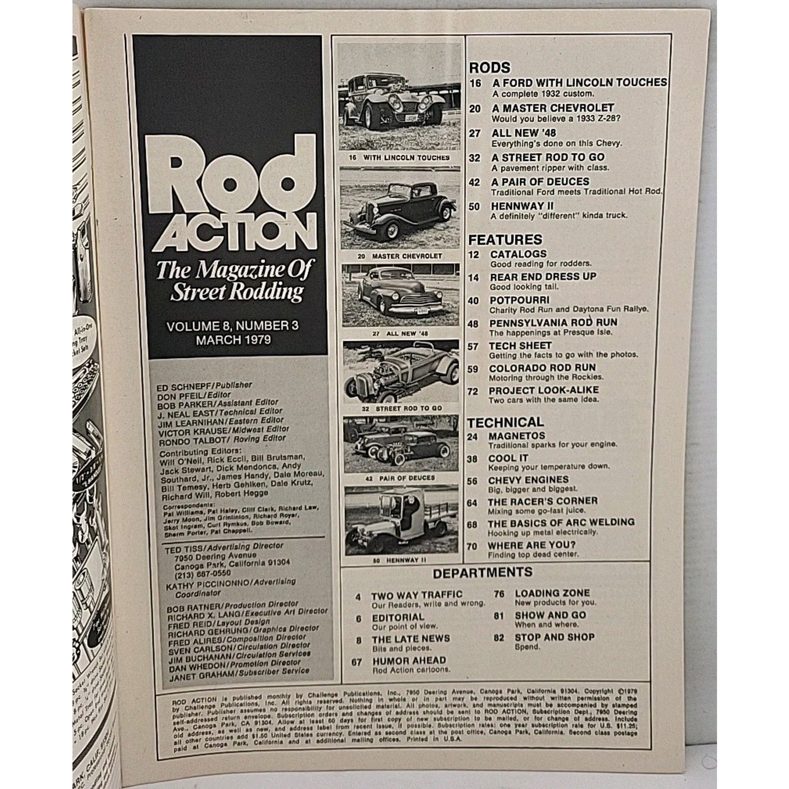 Rod Action Magazine - March 1979 - Vol. 8 No. 3