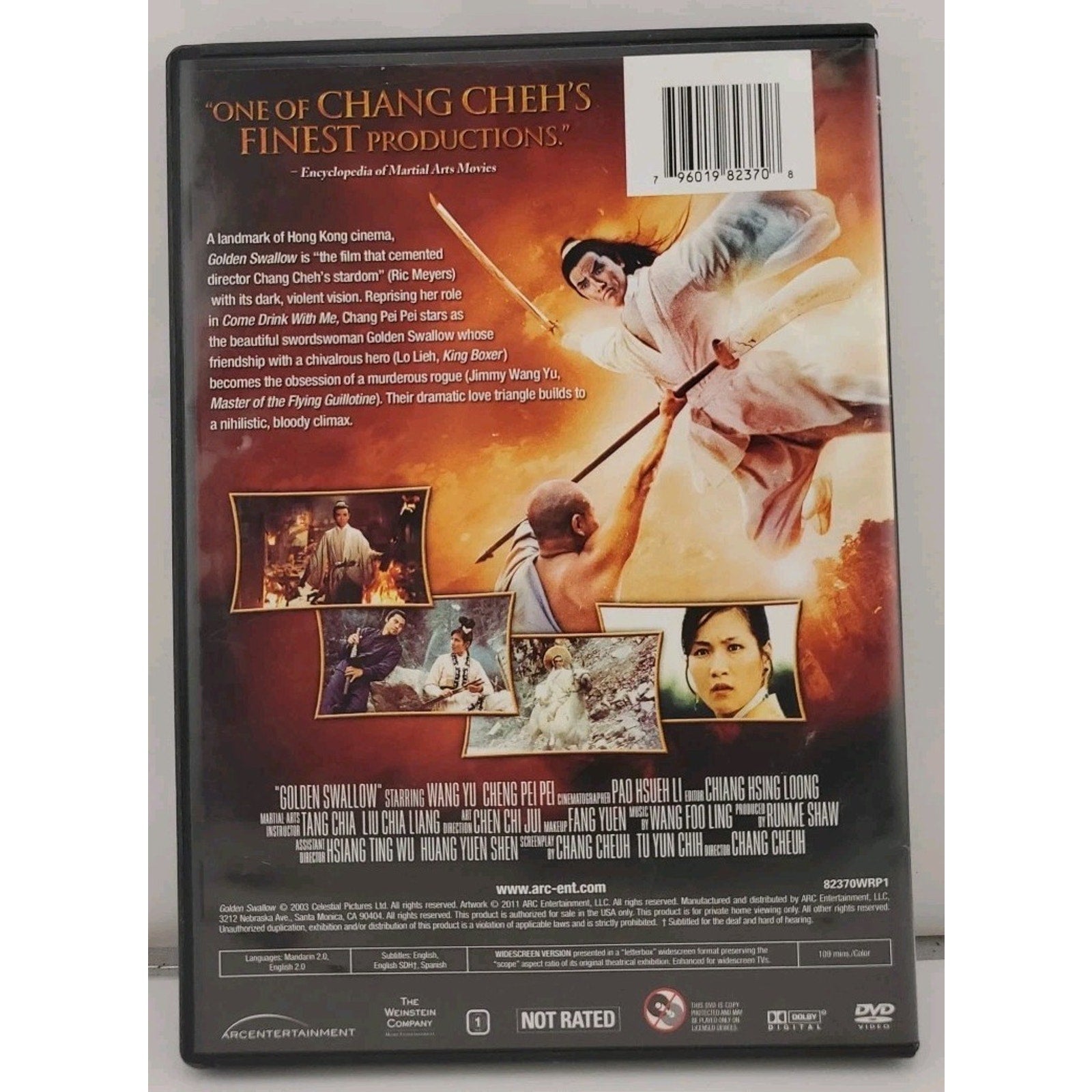 Golden Swallow (DVD, 1968)