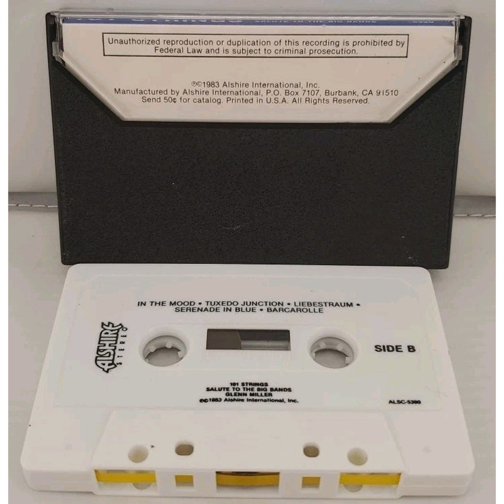 Salute To The Big Bands: Glenn Miller - 101 Strings - Cassette Tape - 1983
