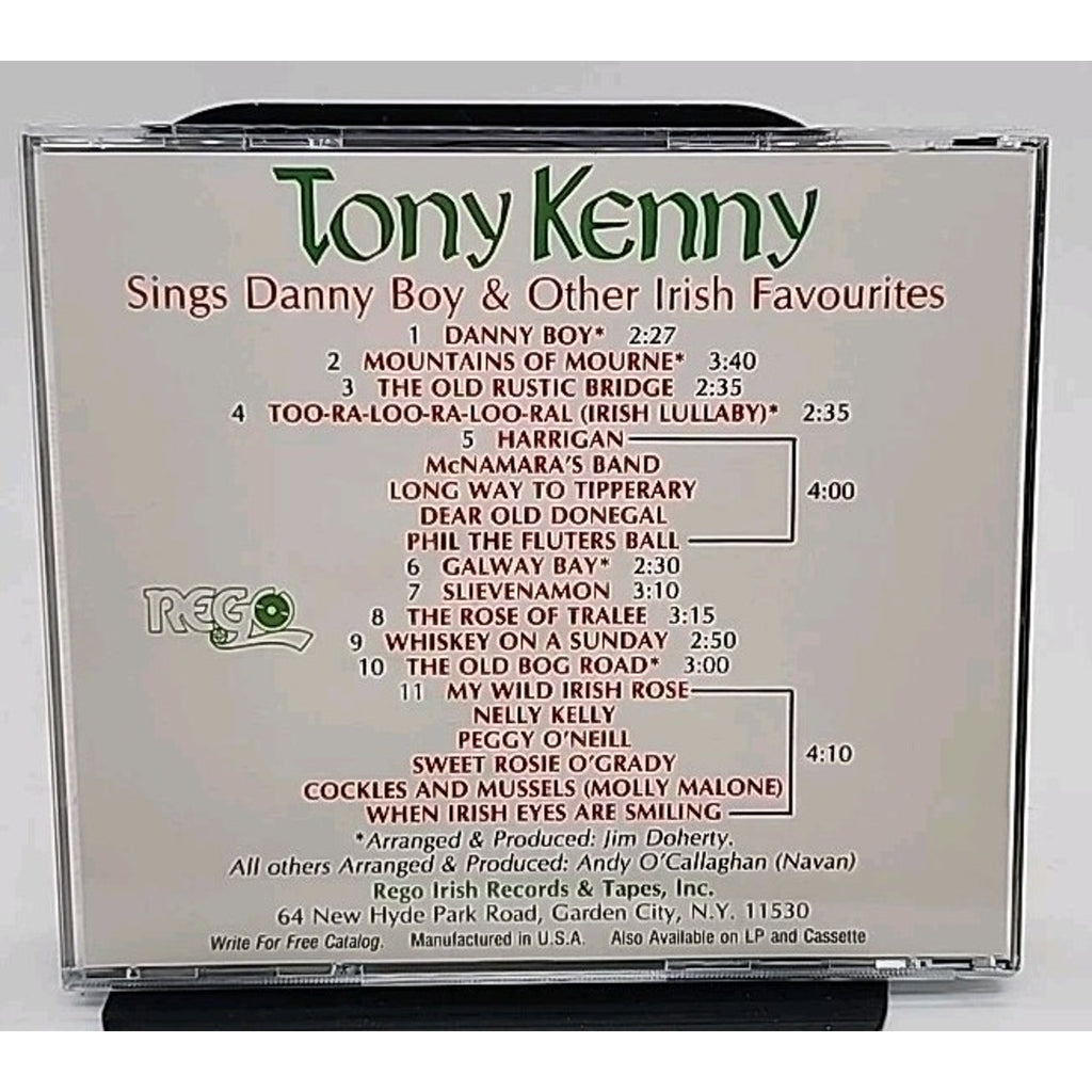 Tony Kenny Sings Danny Boy by Tony Kenny (CD, May-1996, Rego)
