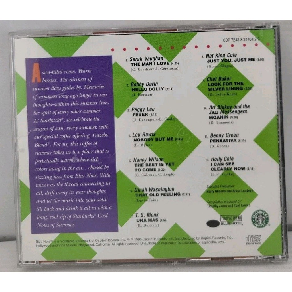 Starbucks Cool Notes of Summer- Gazebo Blend (CD)